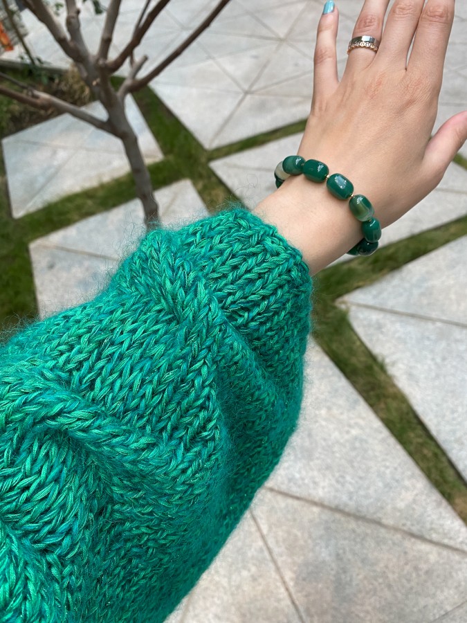 Emerald Waves - Cardigan 