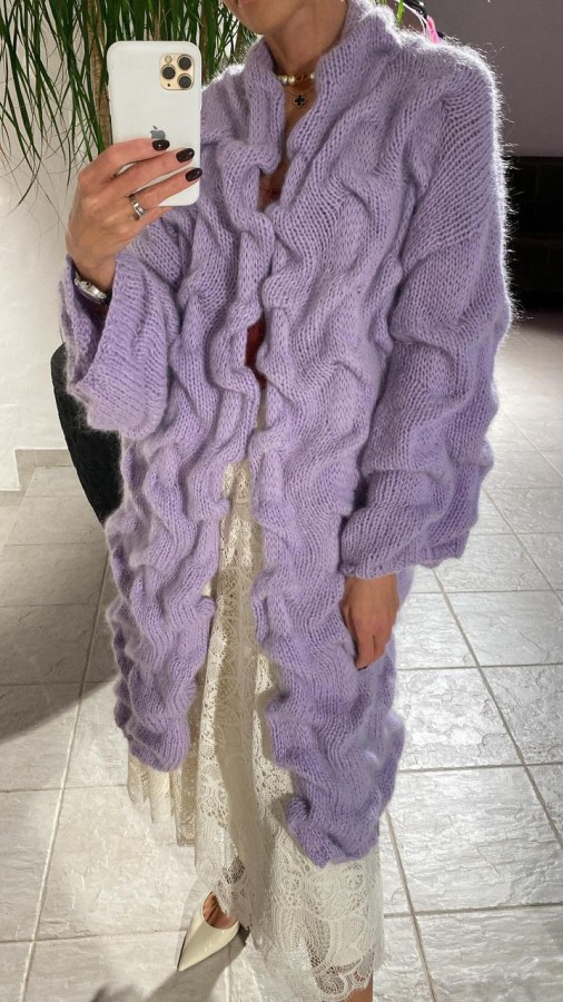 Lavender Waves - Cardigan