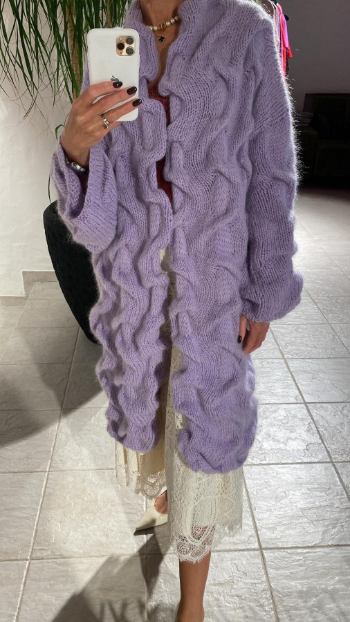 Lavender Waves - Cardigan