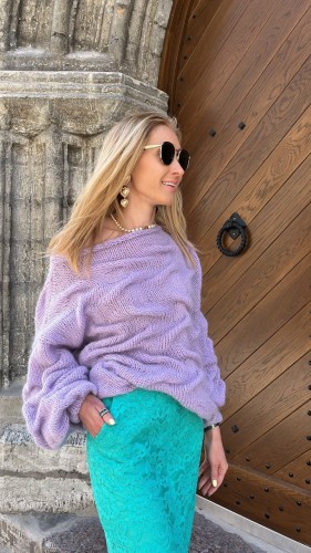 Lavender Waves - Sweater